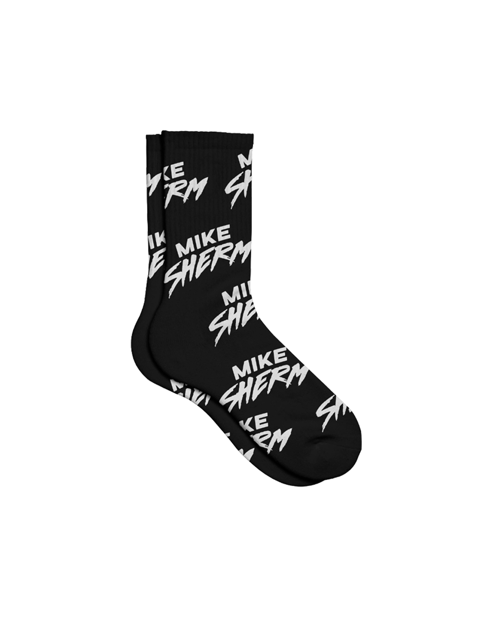 Mike Sherm Logo Socks (Black)