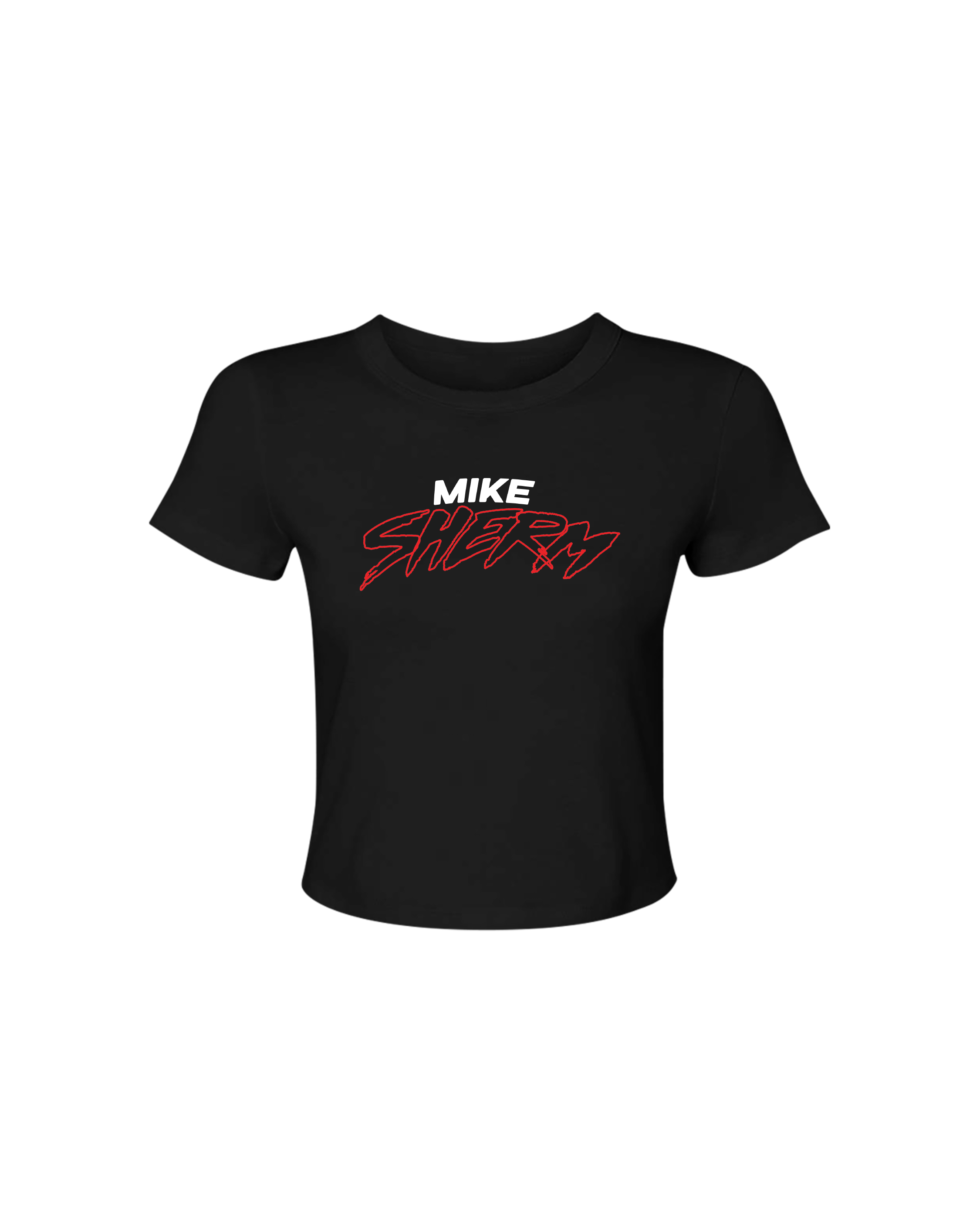 Logo Baby Crop Top (Black)