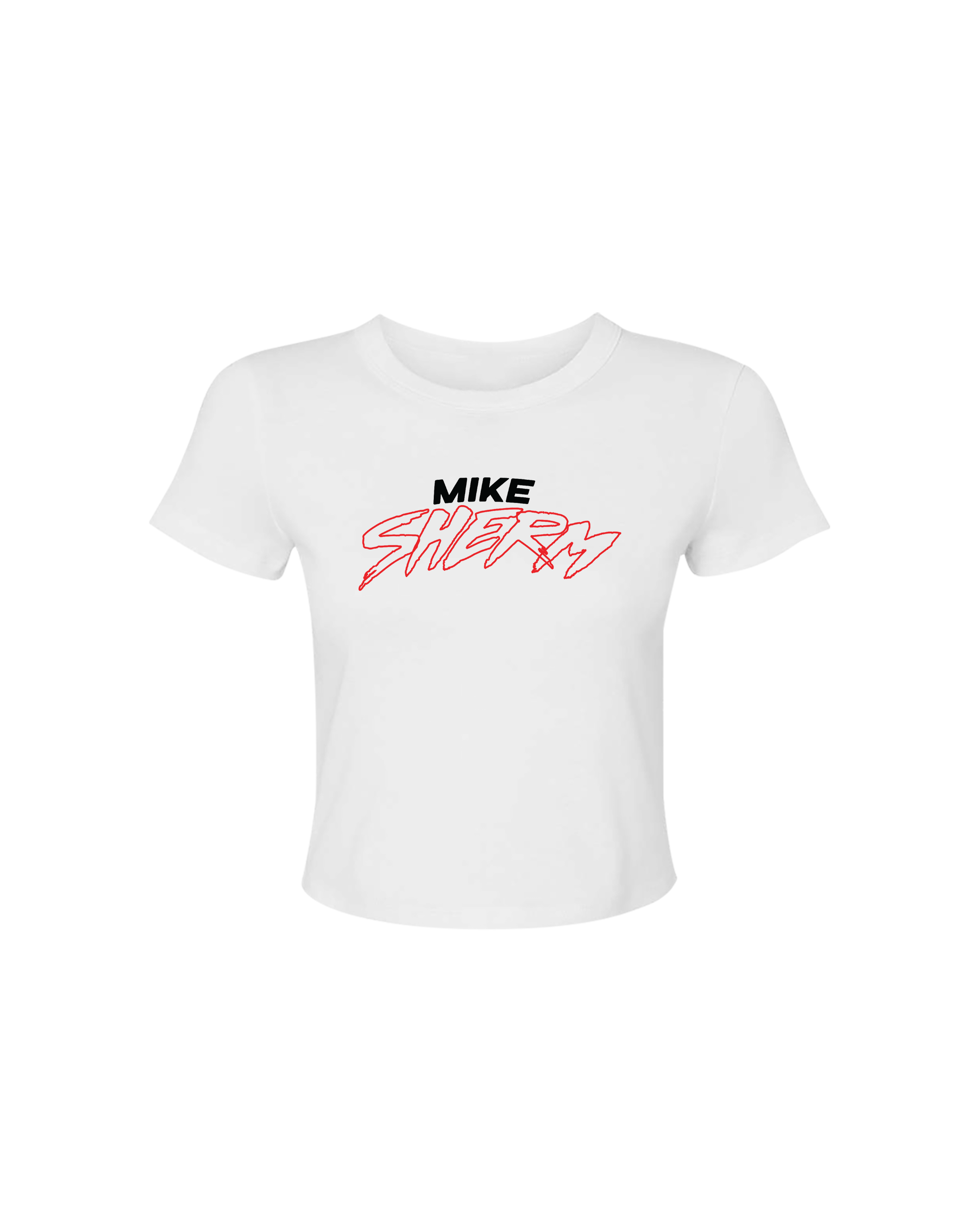Logo Baby Crop Top (White)